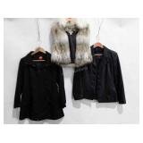 Ladies jackets and vest, sizes small and extra