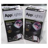 Two App Lights. Kaleidoscope projection