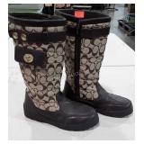 Ladies Coach Boots, Size 8 1/2 Medium