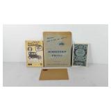 Ford ephemera, includes Ford Home Almanac, model