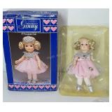 The World of Ginny Porcelain Doll in box. Doll is