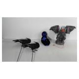 Halloween decor, raven candle holders,