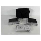 Kowalski portable/car DVD players with case and