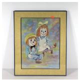 Raggedy Ann and Andy print by Lawrence Crowell,