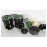 Drainage and landscape catch basins and covers,
