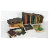 Group of 22 books, mostly older, damage as shown