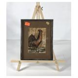 "Le Coq" print by Bernard Buffet, framed and