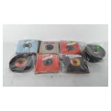 Vinyl records, Seven bags of 45RPM records,