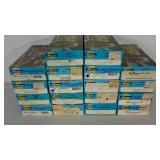 18 model trains, some are completed