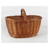 Wicker handled basket