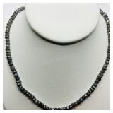 Silver Labradorite  Necklace,