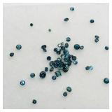 Blue Diamond(0.4ct)  ,