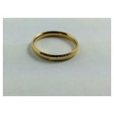 Size 10- gold plated stainless steel band