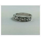 Size 7 Sterling silver CZ ring