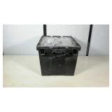 Locking lid tote. 15"×22"×12".