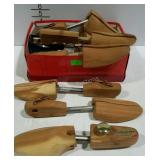 Shoe stretchers, 5 pair total