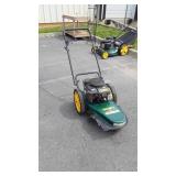 Yard man five horsepower 22 inch cut string