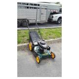 Yard man 21 inch cut push mower with bagger