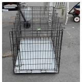 Medium size metal folding pet cage