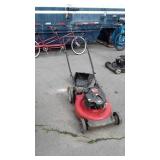 Yard machines push mower with bagger does run