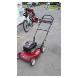Toro six horsepower push mower, not tested by bus
