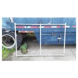 Metal gate, missing chain link 68" long