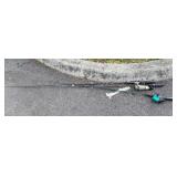 Group of three fishing poles, all three do have