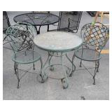 Three pc patio set, seller code C