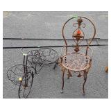 Garden Decor chair and bicycle seller code LW