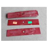 Group eight 10" lawn edger blades