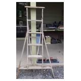 Vintage peach picking ladder