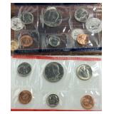 1985 uncirculated coin set D and S Mint