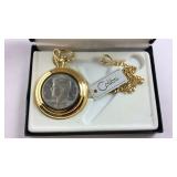 1974 Kennedy half dollar pocket watch