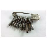 Pin of keys