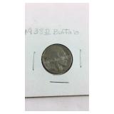 1938D buffalo nickel