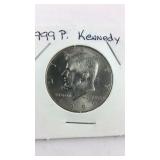1999P Kennedy half dollar