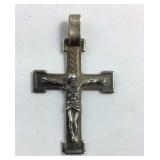 Large Sterling Silver Crucifix