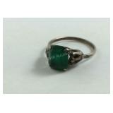 Vintage Sarah Coventry Emerald Sterling Silver