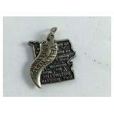 Sterling Silver Yellowstone Nat. Park Charm