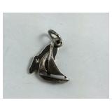 Sterling Silver Maine Sailboat Charm