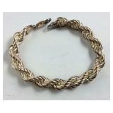Sterling Silver 8.5 inch Thick Rope Bracelet