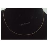 Sterling Silver 18 inch Box Link Chain