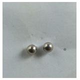 Sterling Silver Small Ball Earrings