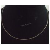 Sterling Silver 18 inch Rope Chain