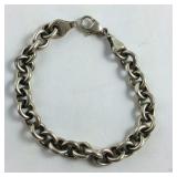 Sterling Silver Heavy 7 Inch Bracelet