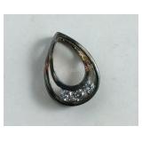 Sterling Silver CZ Pendant