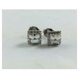 Sterling Silver CZ Earrings