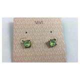 ViVI Green Crystal Cuff Earrings  New