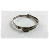 Sterling Silver Adjustable Bangle