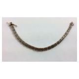 Gold over Sterling Silver 7.5 inch Bracelet